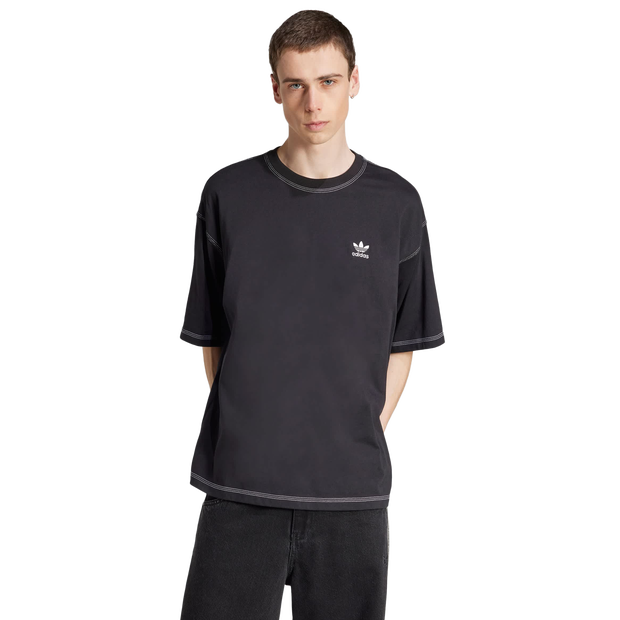 Adidas Trefoil T-shirts Heren - Zwart - Maat XS - Katoen Jersey
