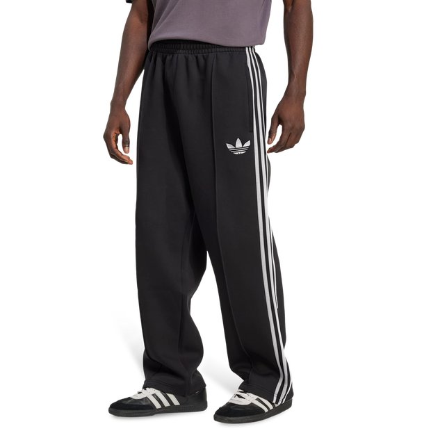 Adidas Adicolor Spacer Baggy Tracksuit Bottoms Uomo - Pantaloni Nero - Taglia M - Jersey di cotone