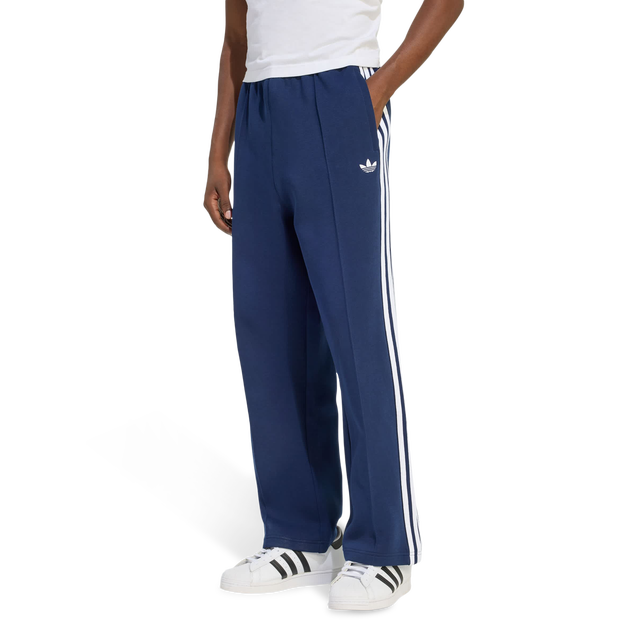 Adidas Adicolor Spacer Baggy Tracksuit Bottoms Uomo - Pantaloni Blu - Taglia XS - Jersey di cotone