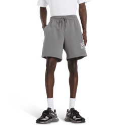 Men Shorts - New Balance Reimagined Fleece Short 7" - Castlerock-Castlerock