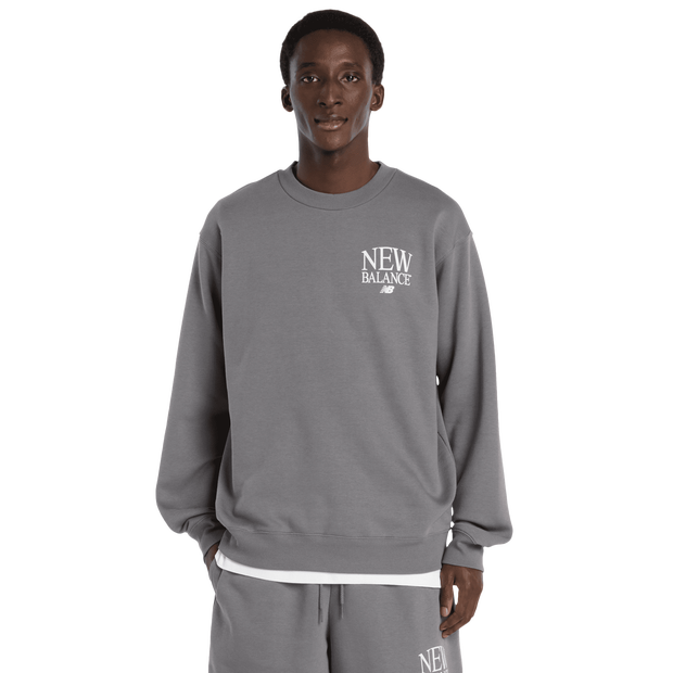 Fleece Herren Sweatshirts - Grau - Größe XS - Baumwoll-Jersey Grey XS
