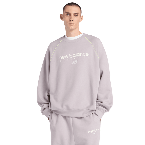 New Balance fleece Uomo - Felpe Grigio - Taglia M - Poly Jersey