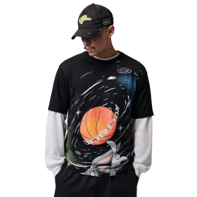 Brooklyn Bugs Bunny Graphic Tee - Men - Black / Black