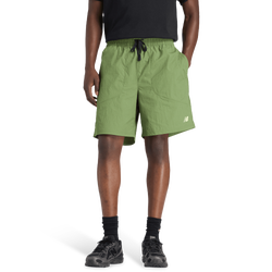 Hombre Shorts - New Balance Castlefield Woven Short 7 Inch - Utility Green-Afterglow