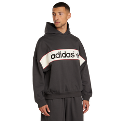 Men Hoodies - adidas Linear Signature Sweat - Utility Black-Utility Black