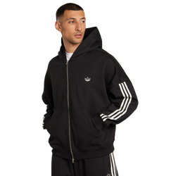 Men Hoodies - adidas 3 Stripe Signature Sweat - Black-Black