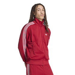 Homme Vestes Zippees - adidas Firebird Drop Needle Track Top - Team Victory Red-Team Victory Red
