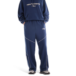 Heren Broeken - New Balance Trackside French Terry Pant - Nb Navy-Nb Navy