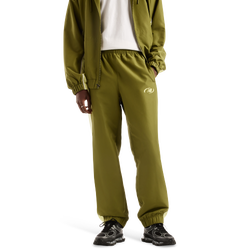 Men Pants - New Balance Trackside Woven Pant - Sport Green-Fennel Seed