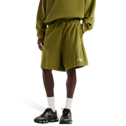 Homme Shorts - New Balance Trackside French Terry Short 7 Inch - Sport Green-Sport Green
