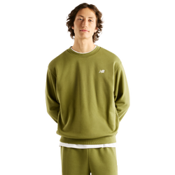 Men Sweatshirts - New Balance Sport Essentials French Terry Crew - Sport Green-Sport Green