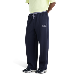 Men Pants - New Balance Sport Legacy Pique Pant - Dark Night-Dark Night