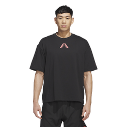 Uomo T-Shirts - adidas Anthony Edwards Believe That T-shirt - Black-Solar Turbo