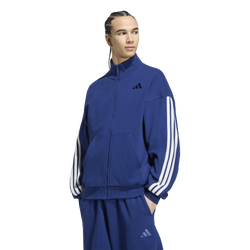 Heren Track Tops - adidas Kit 3-Stripes Track Top - Dark Blue-Off White