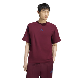 Heren T-Shirts - adidas Stadium T-shirt - Maroon-Maroon