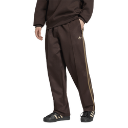 Men Pants - adidas Adicolor Spacer Baggy Track Pant - Aurora Coffee-Aurora Coffee