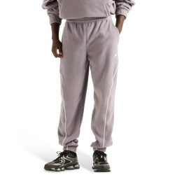 Men Pants - New Balance Trackside Polar Fleece Jogger - Offline Grey-Offline Grey
