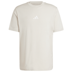 Homme T-Shirts - adidas Essentials Small Logo Jersey - Beige-White