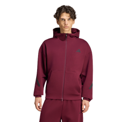 Homme Vestes Zippees - adidas Z.N.E. Full Zip Track Top - Maroon-Maroon