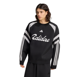 Homme Sweats - adidas House Of Tiro Knitted Sweatshirt - Black-White