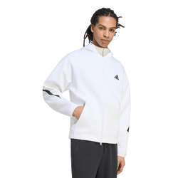 Heren Track Tops - adidas Z.N.E. Full Zip Track Top - White-White