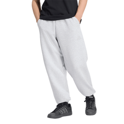 Homme Pantalons - adidas Soft Lux Tracksuit Bottoms - Light Grey Heather-Light Grey Heather