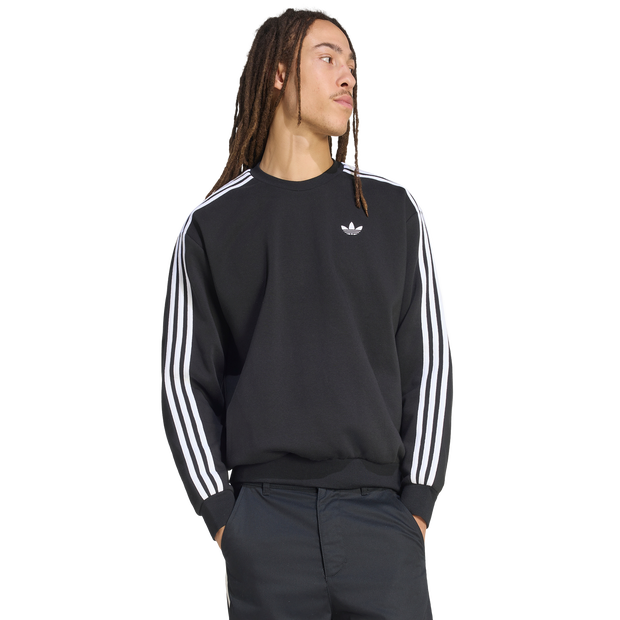 Adidas Uomo Nero Adicolor - Felpe - Taglia S - Jersey Di Cotone