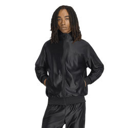 Hombre Track Tops - adidas Firebird Metallic Track Top - Black-Black