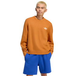 Uomo Sweatshirts - adidas Trefoil Essentials Fully Knit Sweatshirt - Craft Ochre-Craft Ochre