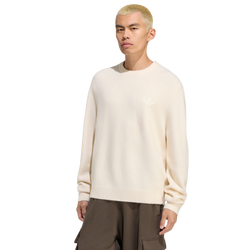 Uomo Sweatshirts - adidas Trefoil Essentials Fully Knit Sweatshirt - Cream White-Cream White