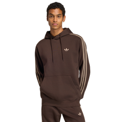 Herren Hoodies - adidas 3-Stripes Hoodie - Aurora Coffee-Aurora Coffee