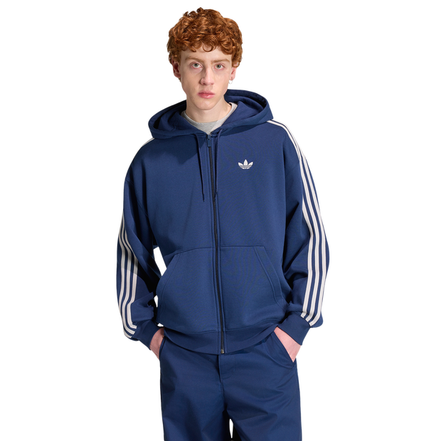 Adidas Uomo Blu Adicolor - Felpe - Taglia S - Jersey Di Cotone