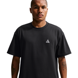 Men T-Shirts - Nike Acg Short-sleeve T-shirt - Black-Black