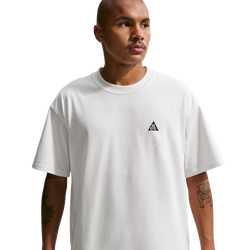 Men T-Shirts - Nike Acg Short-sleeve T-shirt - Summit White-Summit White