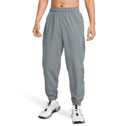 Men Pants - Nike Form Dri-fit Tapered Versatile Trousers - Smoke Grey-Black
