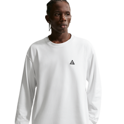 Men T-Shirts - Nike Acg Long-sleeve T-shirt - Summit White-Summit White