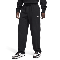 Homme Pantalons - Nike Sportswear Club Knit Open-hem Trousers - Black-White