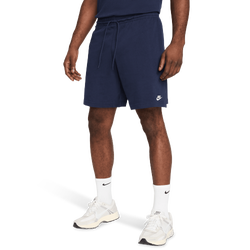 Men Shorts - Nike Sportswear Club Knit Shorts - Obsidian-White