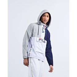 Men Jackets - Fila Parallax - Peacoat-High Rise-White