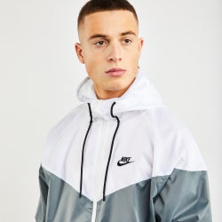 Men Jackets - Nike Windrunner - Smoke Grey-White-Smoke Grey
