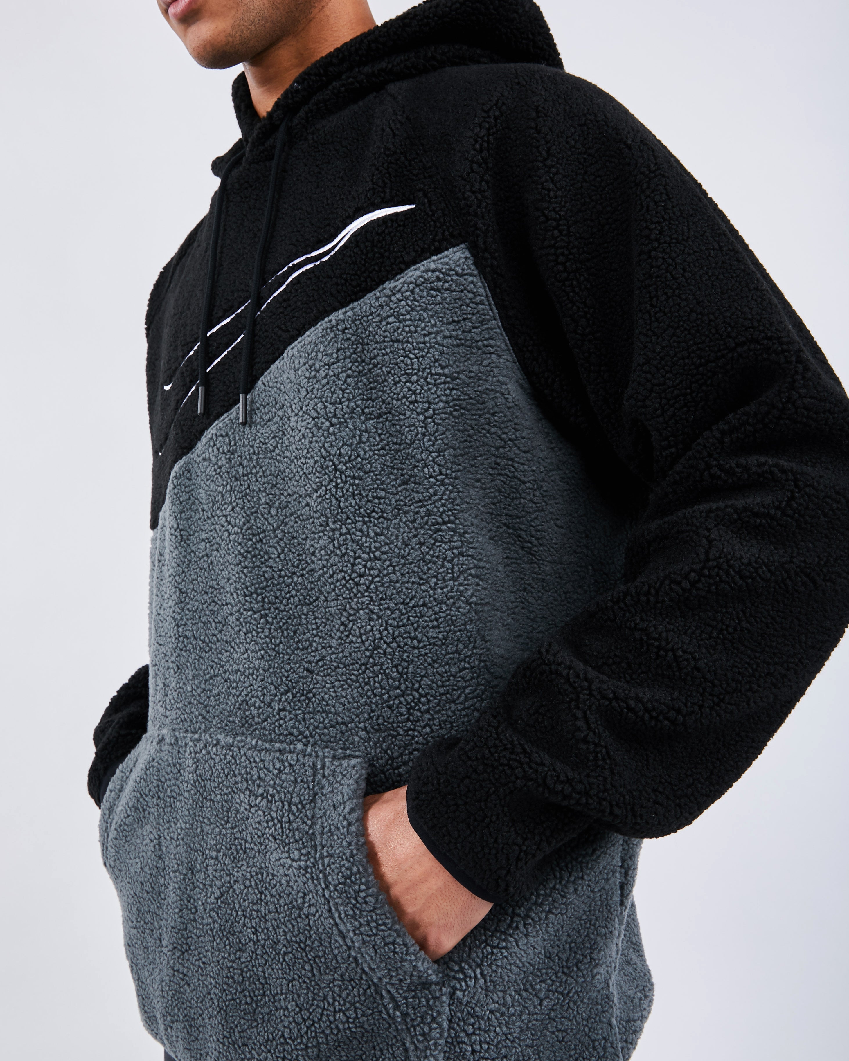 nike swoosh sherpa