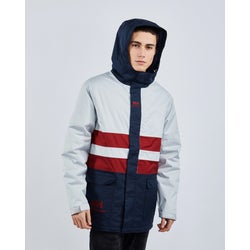 Men Jackets - Helly Hansen Yu Rain - Blue-Red-Grey