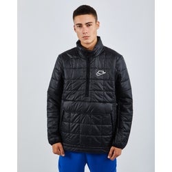 Men Jackets - Nike Synthetic Fill Anorak - Black-Black