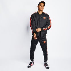 Men Jackets - adidas Chile 20 Lightweight Bomber Jacket - Black-Red-Grey