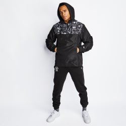 Men Jackets - New Era Mlb  Lightweight - Black-White
