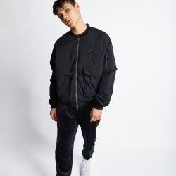 Men Jackets - Jordan Zion - Black-Dk Smoke Grey