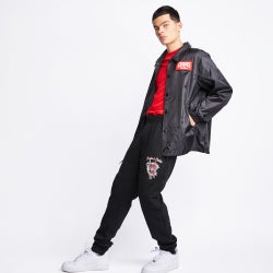 Men Jackets - Crooks&Castles Rebellion For Change Lightweight - Black-Black