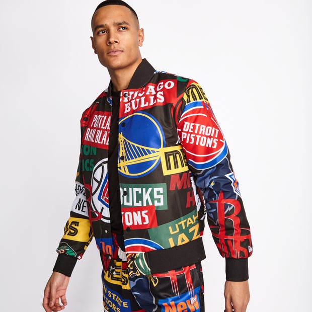 New Era Nba  Outerwear Jacket - Heren Jackets - Black - Nylon - Maat XS - Foot Locker