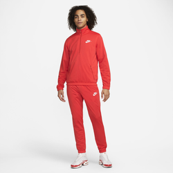 Uomo Tracksuits - Nike Club - Lt Crimson-White