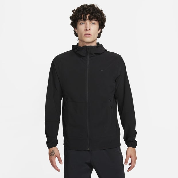 Nike Hooded Jassen Heren - Zwart - Maat S - Katoengeweven